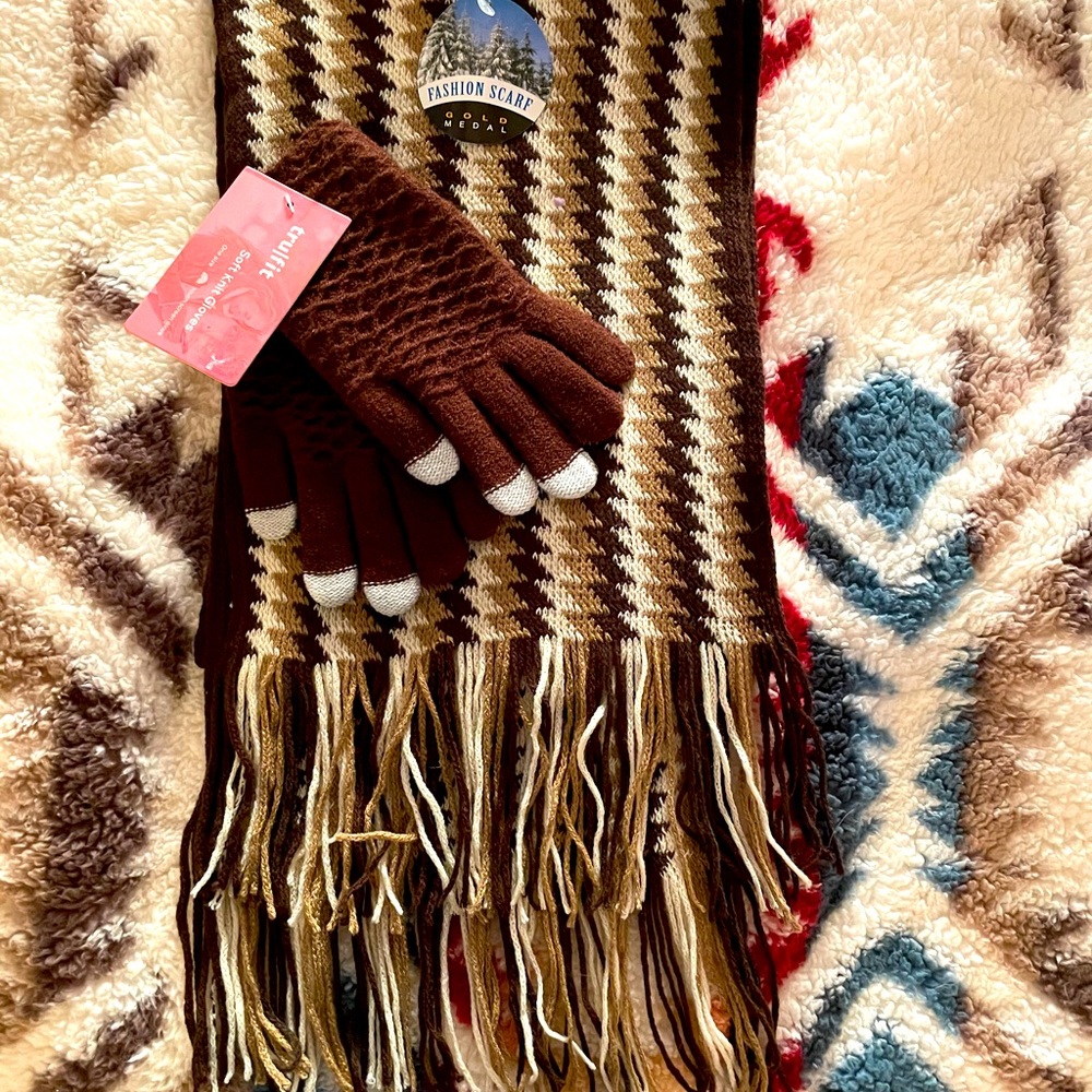 NWT! Scarf and glove set!
